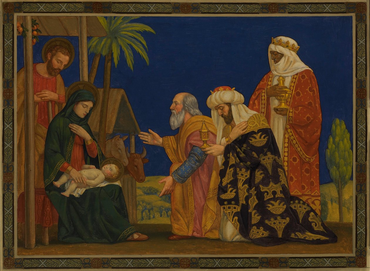 Mędrcy autorstwa H. Siddons Mowbray