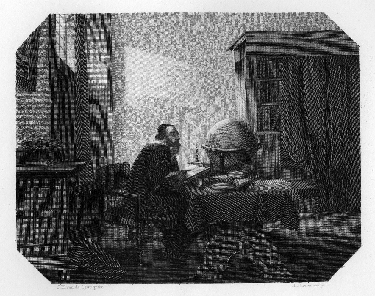 Metius, holenderski geometr i astronom, c1870 autorstwa H. Sluyter