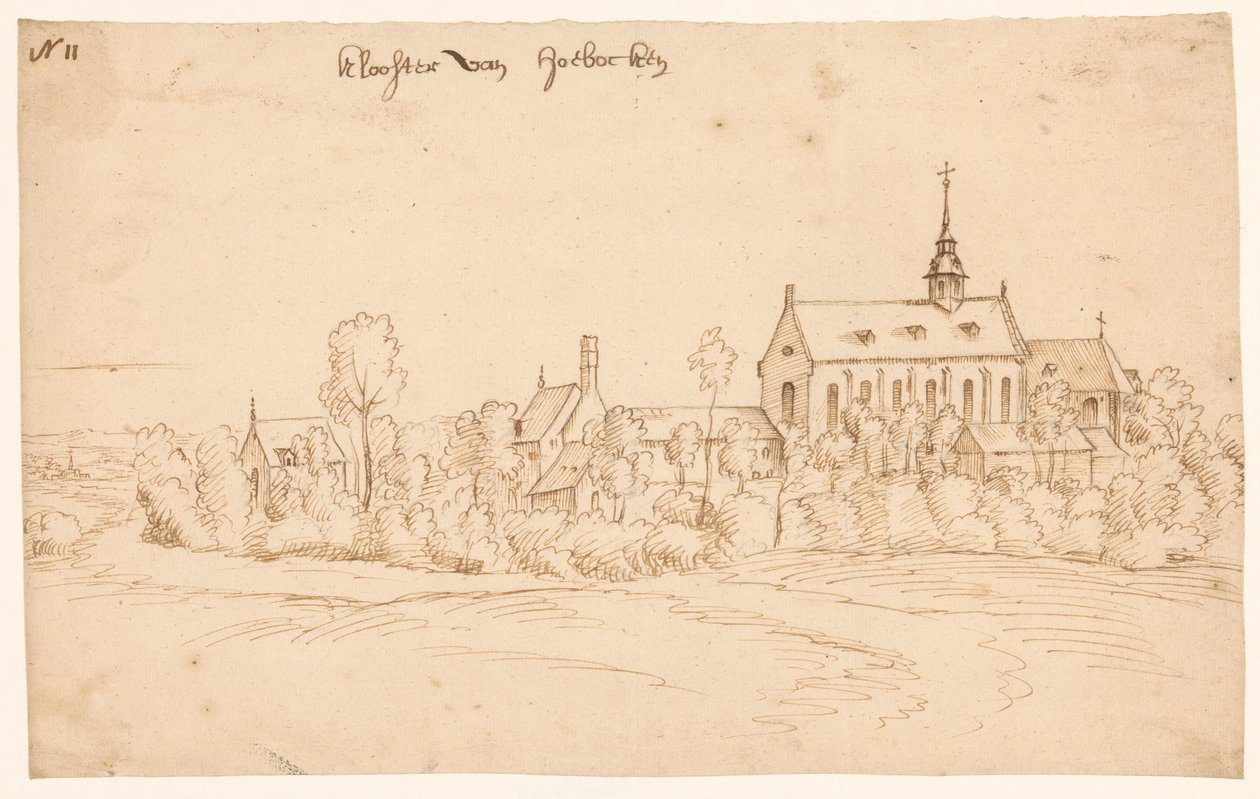 Klasztor Hoboken autorstwa H. van Wel (attributed to)