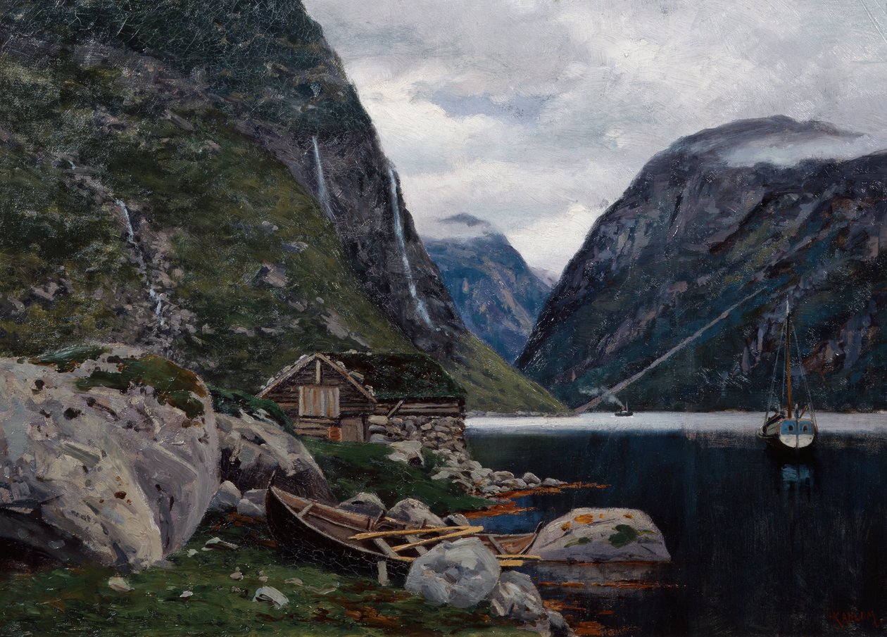 Krajobraz fiordów autorstwa Haakon Kaulum