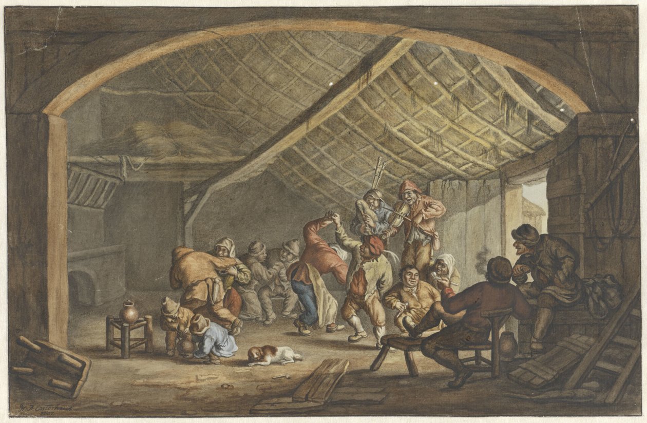 Herberginterieur autorstwa Haatje Pieters Oosterhuis