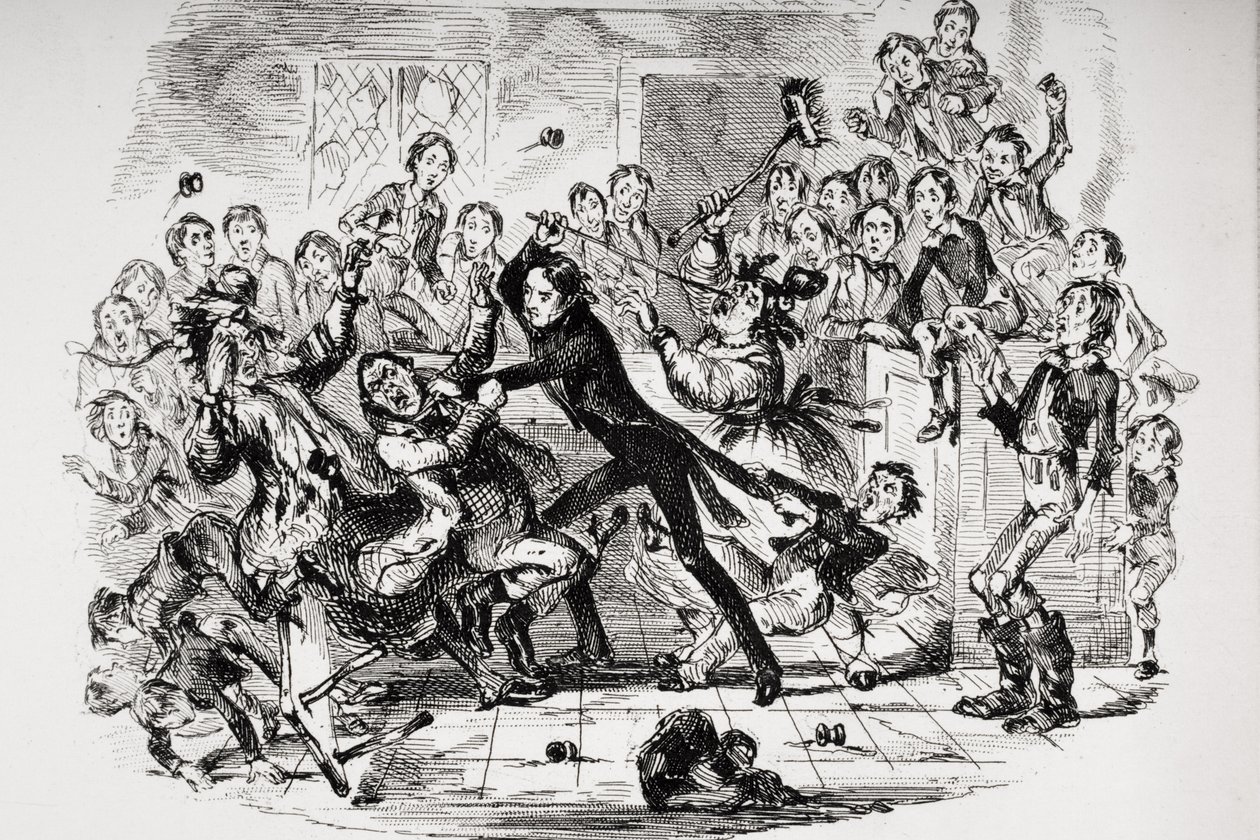 Ilustracja do Nicholasa Nickleby