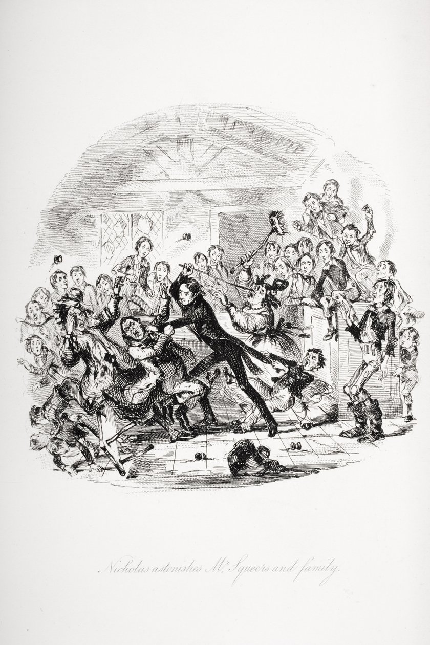 Ilustracja do Nicholasa Nickleby