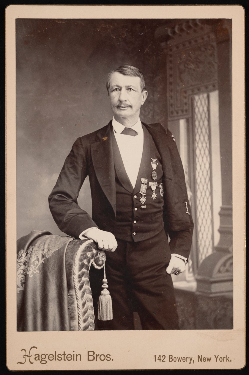Portret J. Wattsa Johna Wattsa De Peystera 1821-1907, przed 1896 r. autorstwa Hagelstein Bros