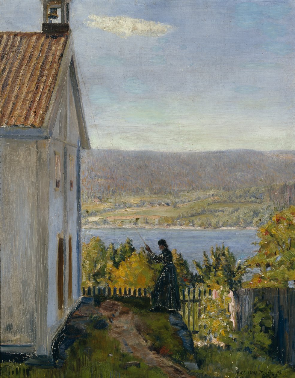 Magazyn w Skoug autorstwa Halfdan Frithjof Strom