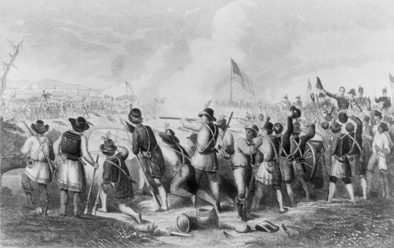 Bitwa o Nowy Orlean 8 stycznia 1813 r. autorstwa Hammatt Billings
