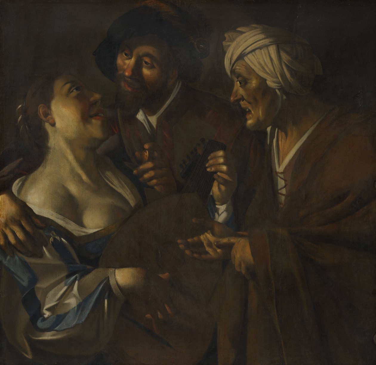Procuress, fałszerstwo wg Dircka van Baburena (ok. 1595-1624), ok. 1930-45 (olej na płótnie) autorstwa Han van Meegeren