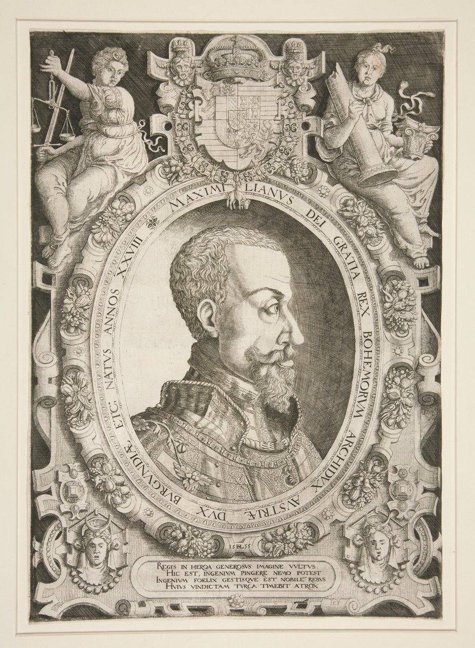 Portret Maksymiliana II (Habsburg) autorstwa Hanns Lautensack