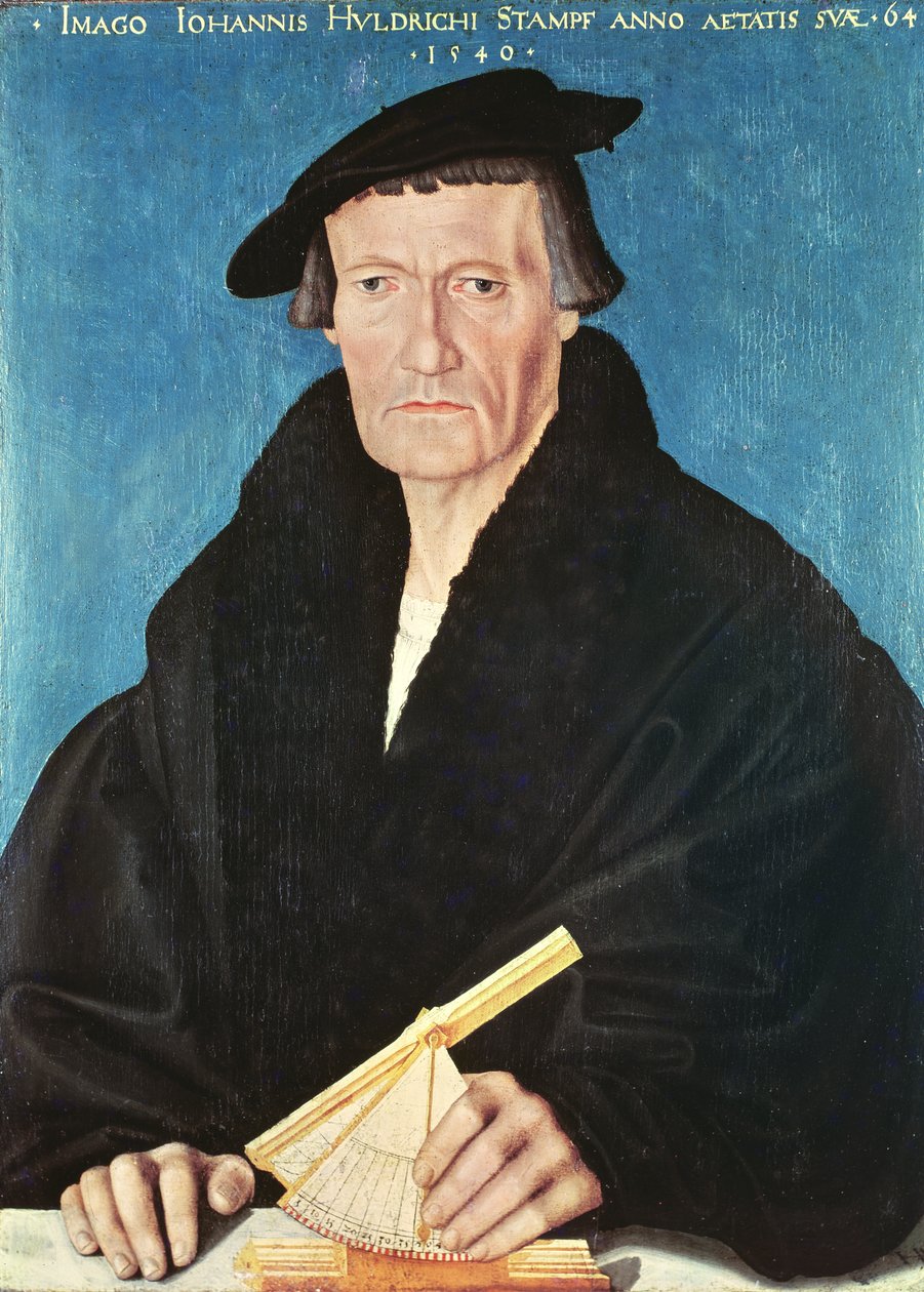 Portret Ulricha Stampfera, 1540 autorstwa Hans Asper