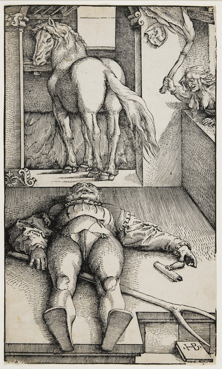 Zaczarowany Pan Młody, ok. 1544 autorstwa Hans Baldung Grien