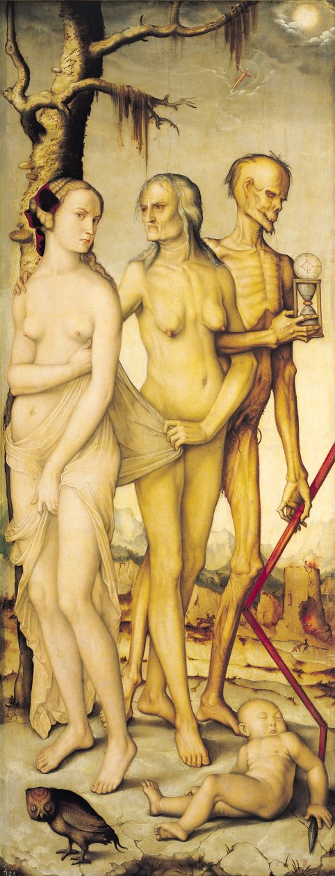 Trzy Epoki Człowieka i Śmierci autorstwa Hans Baldung Grien