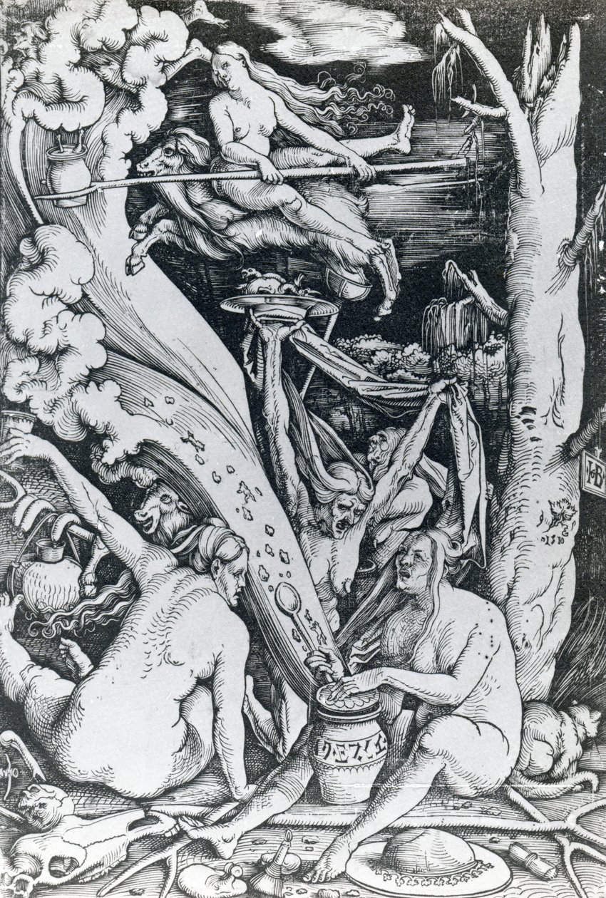 Czarownice na sabacie autorstwa Hans Baldung Grien