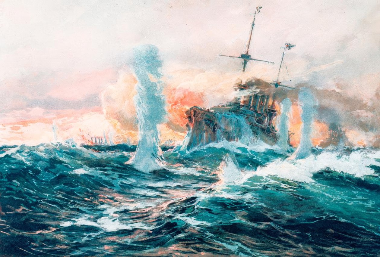 S.M.Kr. Scharnhorst i Gneisenau autorstwa Hans Bohrdt