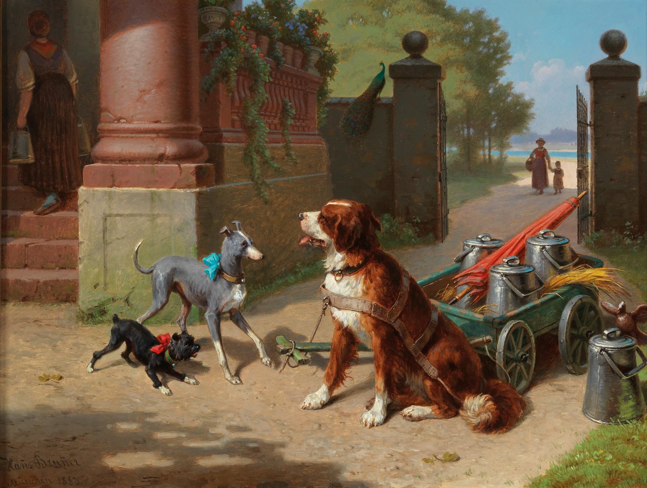 Szczęśliwy odbiór autorstwa Hans Brunner