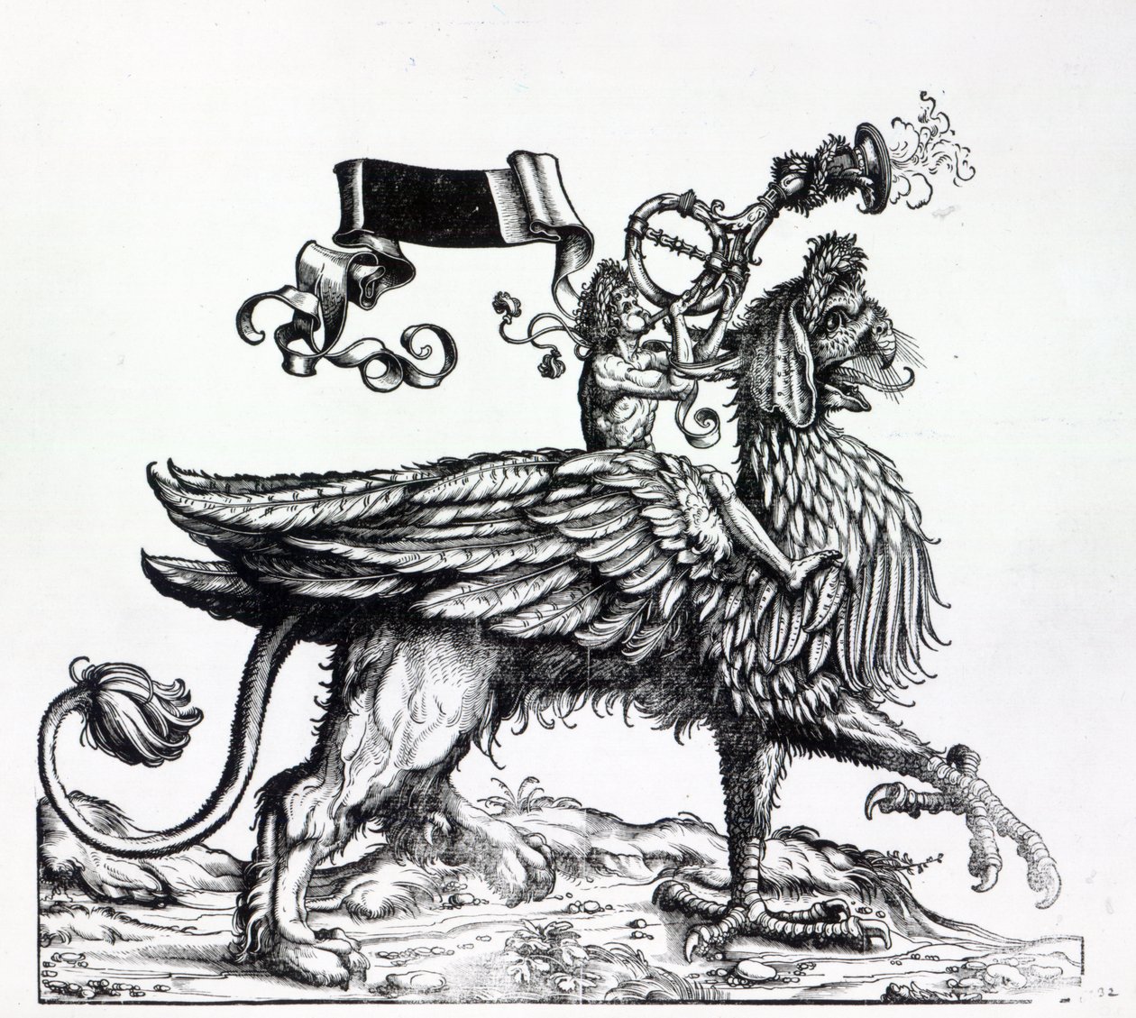 Scena z procesji triumfalnej Maksymiliana, ok. 1516-18 autorstwa Hans Burgkmair