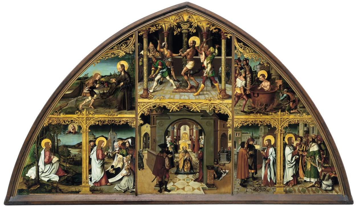 Bazylika San Giovanni in Laterano autorstwa Hans Burgkmair the Elder