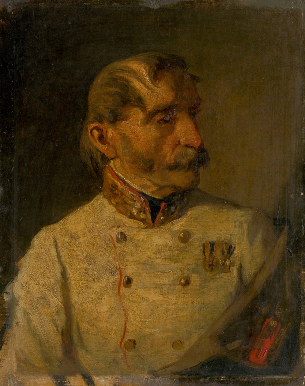 Portret oficera wojskowego autorstwa Hans Canon