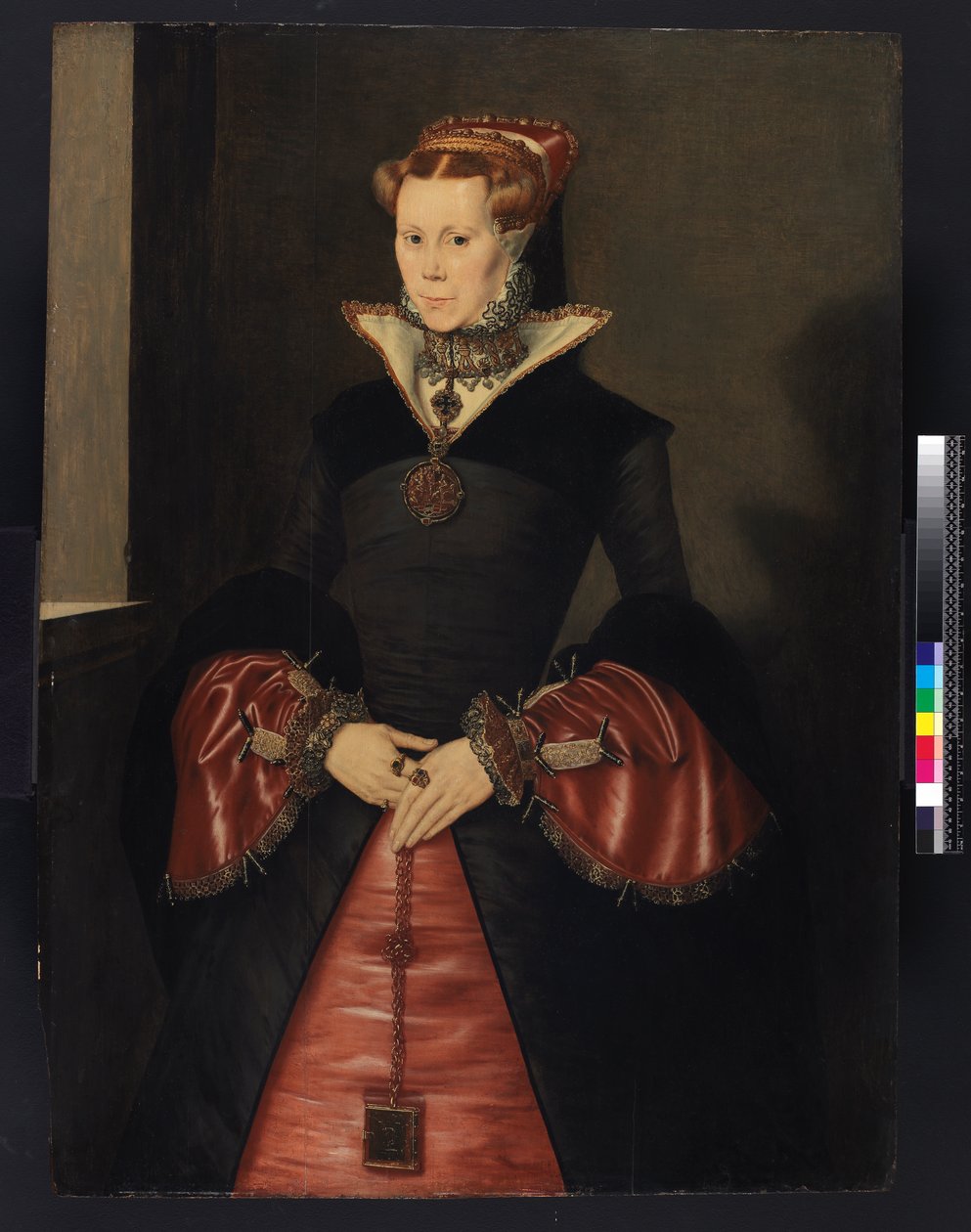 Nieznana dama z dworu króla Edwarda VI (prawdopodobnie Lady Jane Grey) ok. 1550-55 autorstwa Hans Eworth