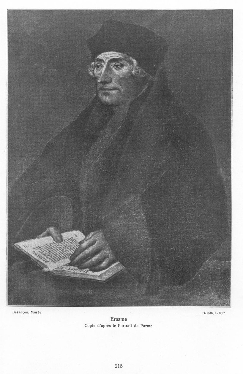 Desiderius Erasmus autorstwa Hans Holbein