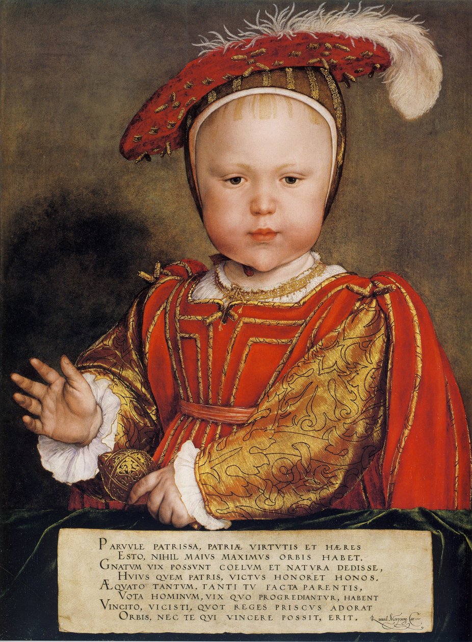 Edwarda Tudora autorstwa Hans Holbein