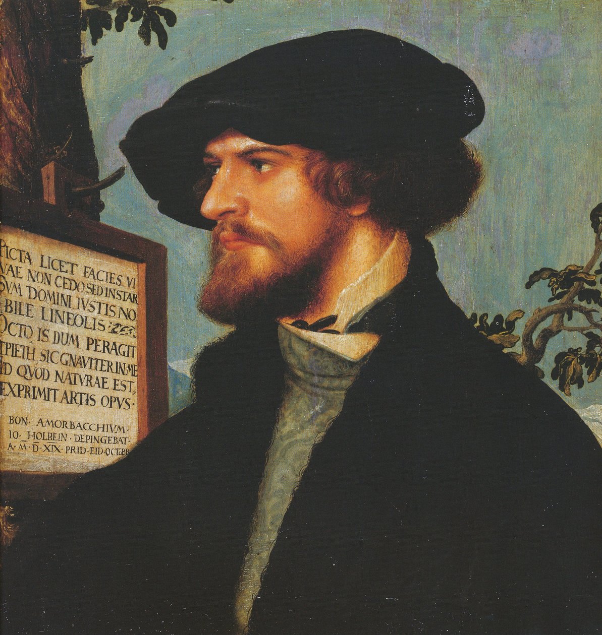 Portret Bonifacego Amerbacha autorstwa Hans Holbein
