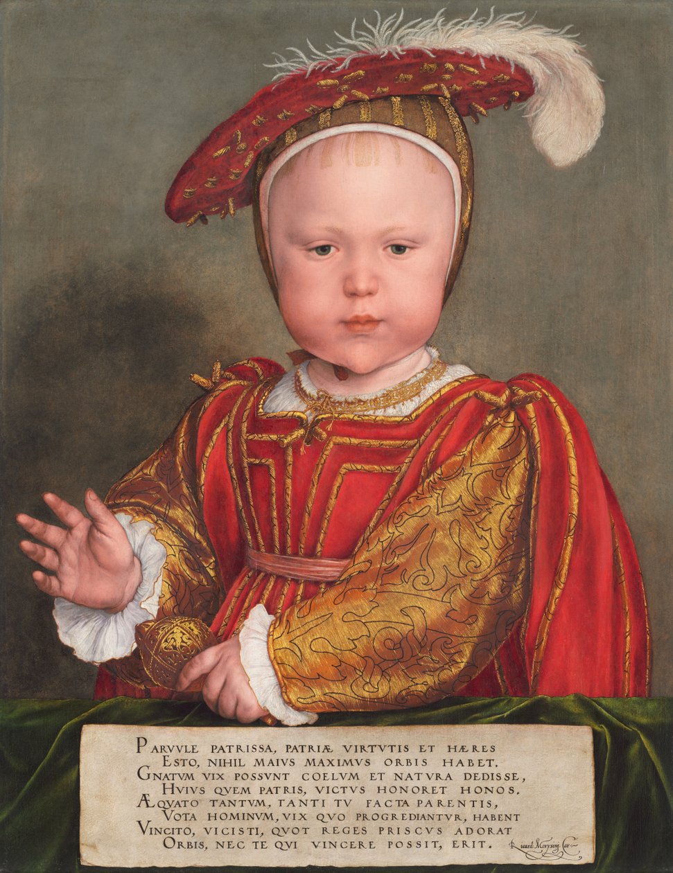 Edward VI jako dziecko autorstwa Hans Holbein der Jüngere