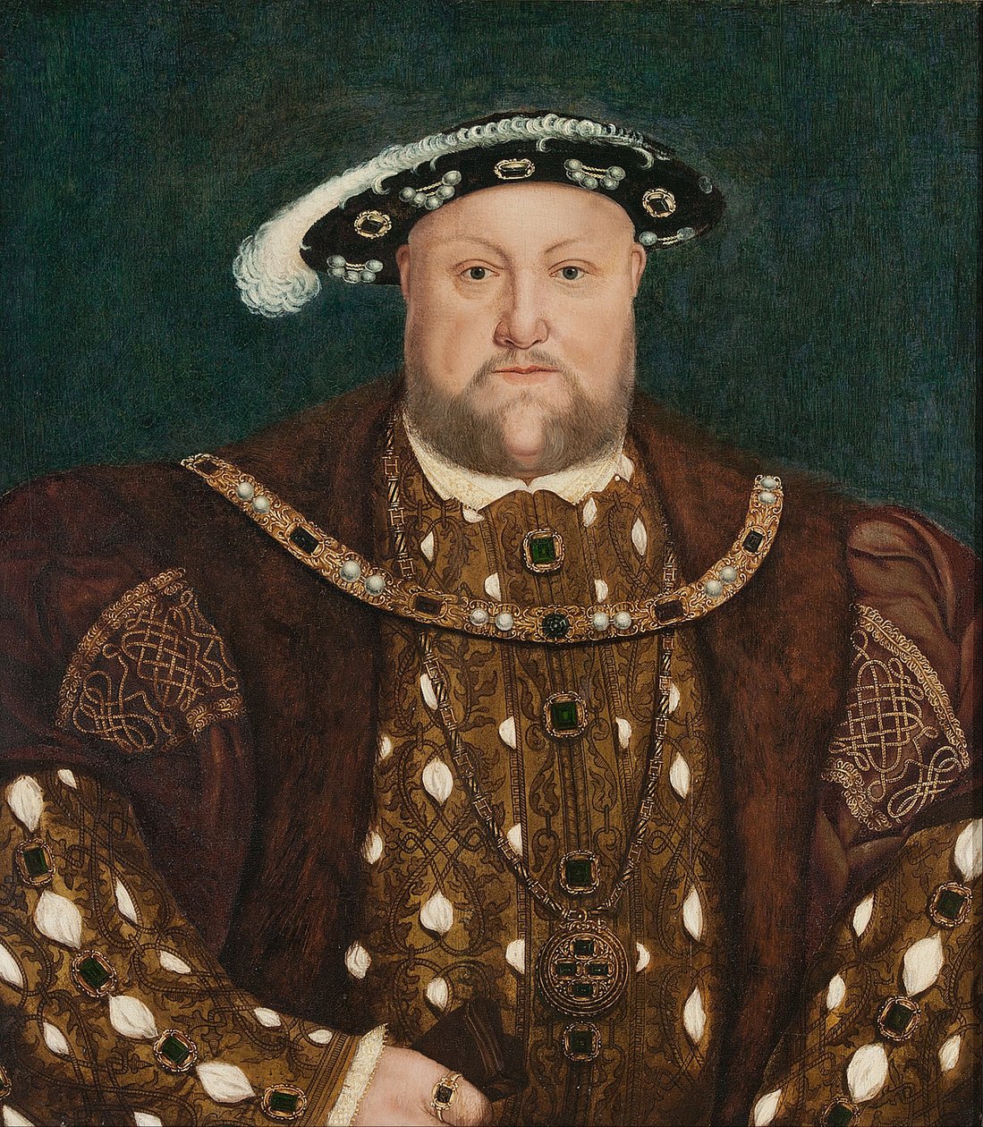 Król Henryk VIII autorstwa Hans Holbein der Jüngere