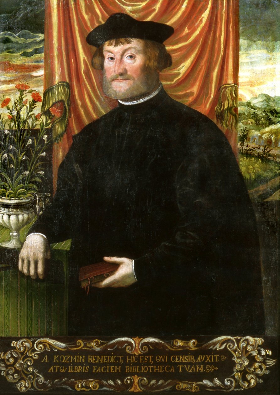 Portrait of Benedykt Komiczyk of Komin. autorstwa Hans Holbein der Jüngere