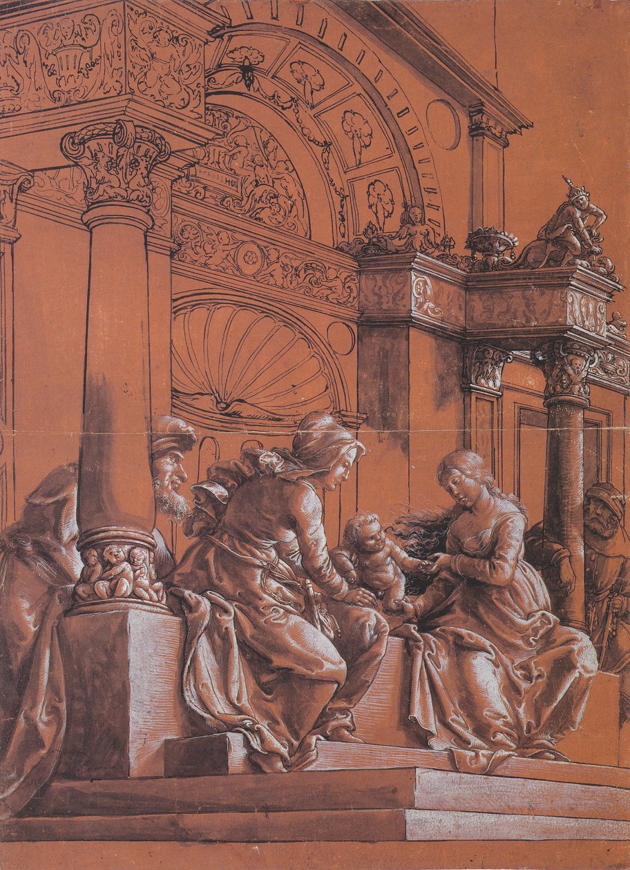 Święta Rodzina autorstwa Hans Holbein der Jüngere