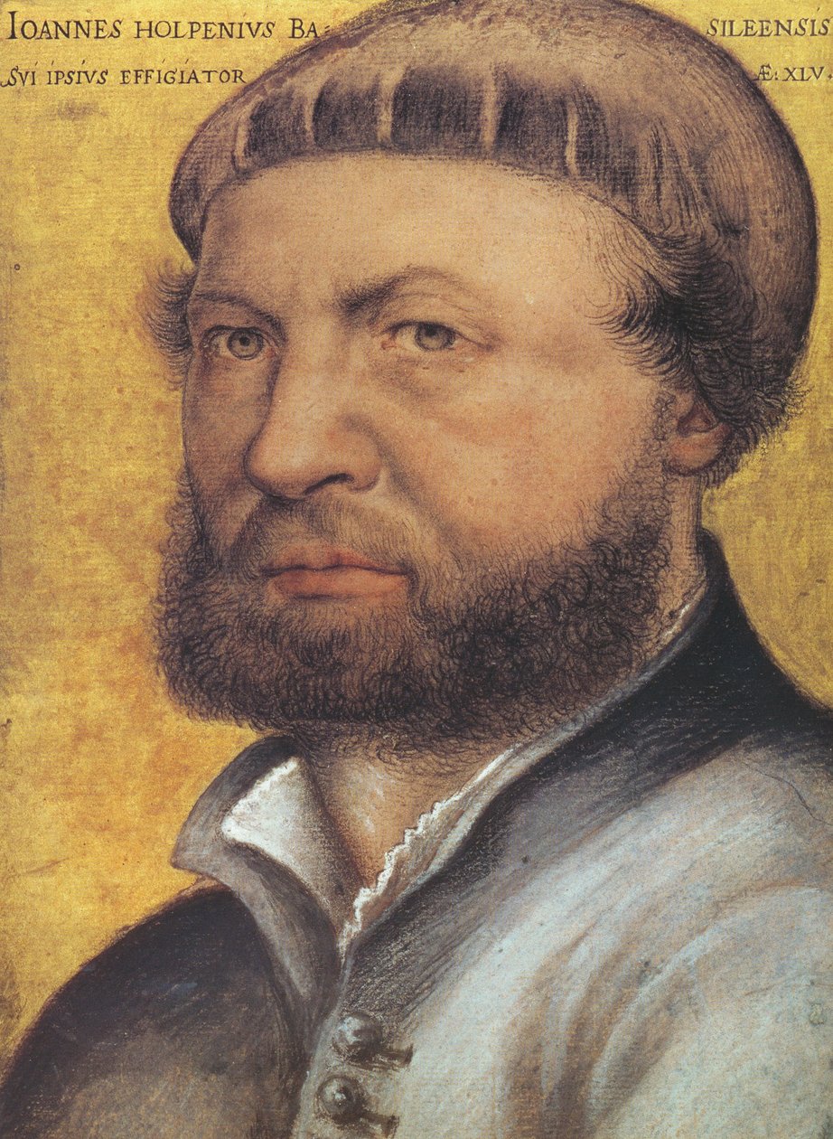 autoportret autorstwa Hans Holbein der Jüngere