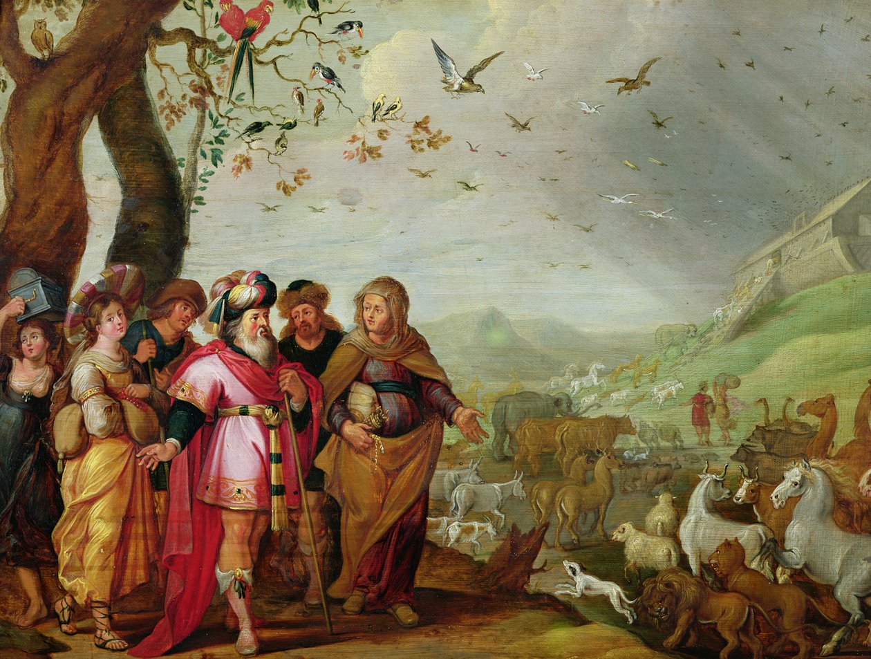 Arka Noego autorstwa Hans III Jordaens