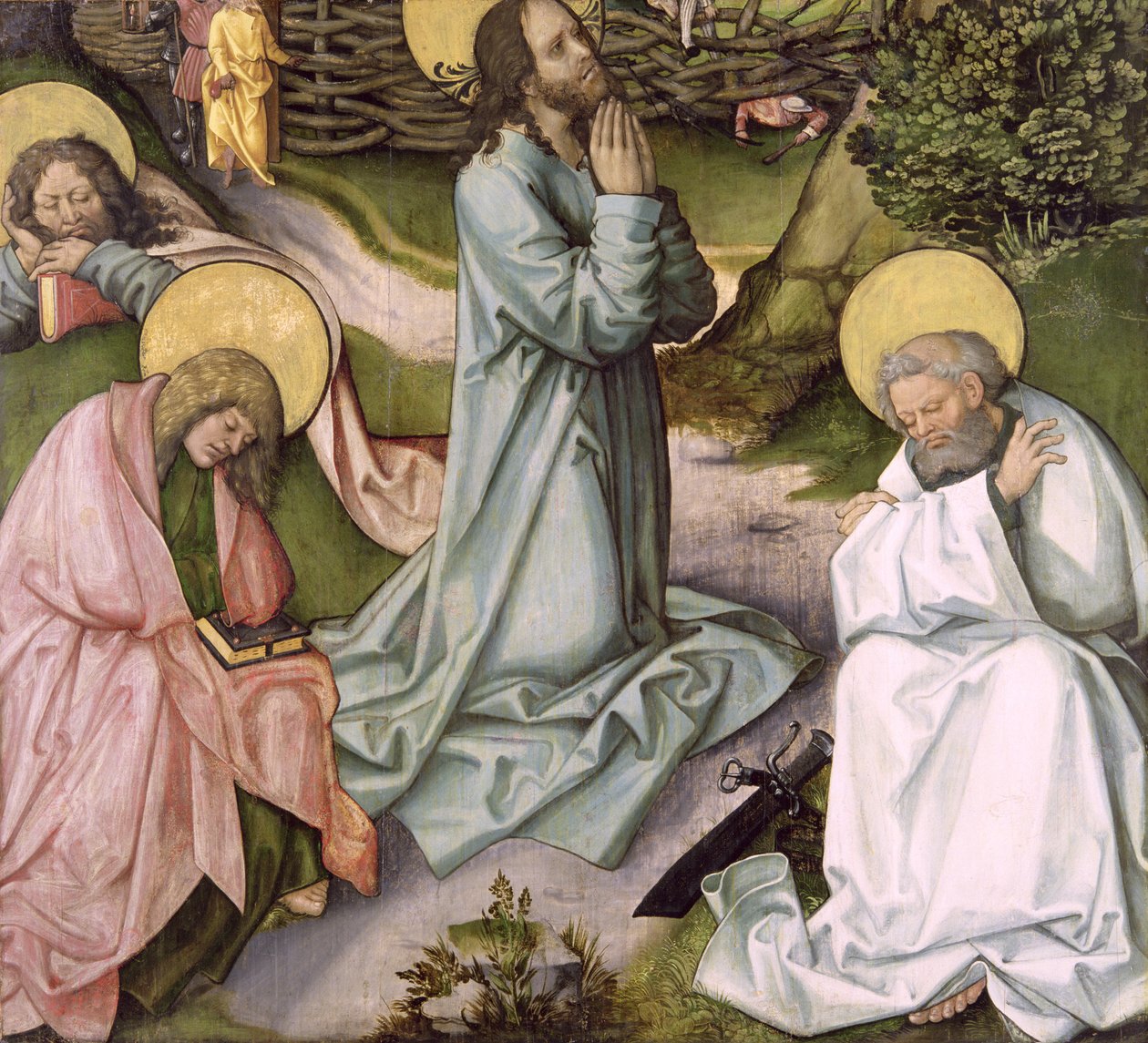 Chrystus w Getsemani autorstwa Hans Leonard Schaufelein