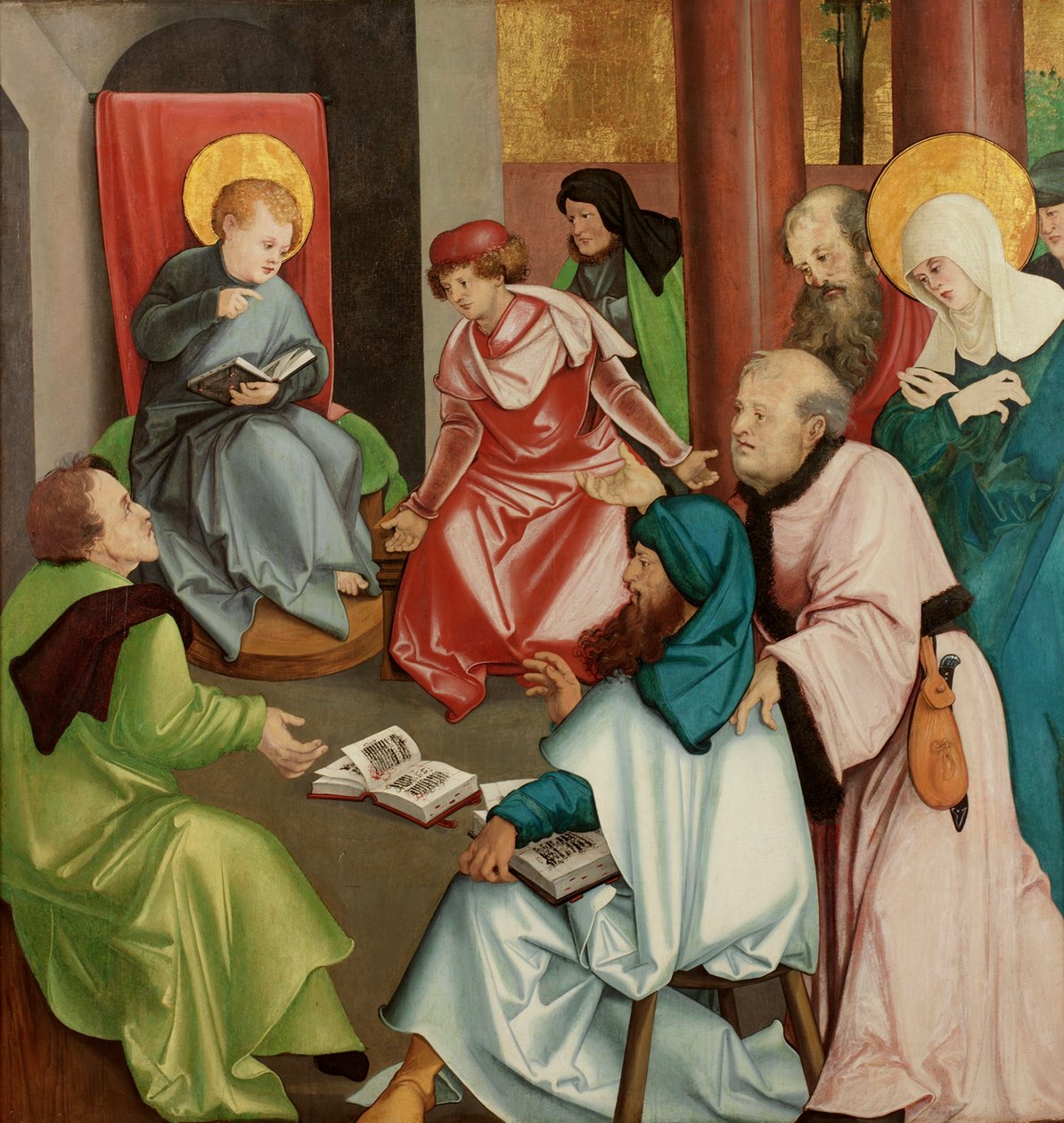 Chrystus w świątyni, ok. 1510-30 autorstwa Hans Leonard Schaufelein
