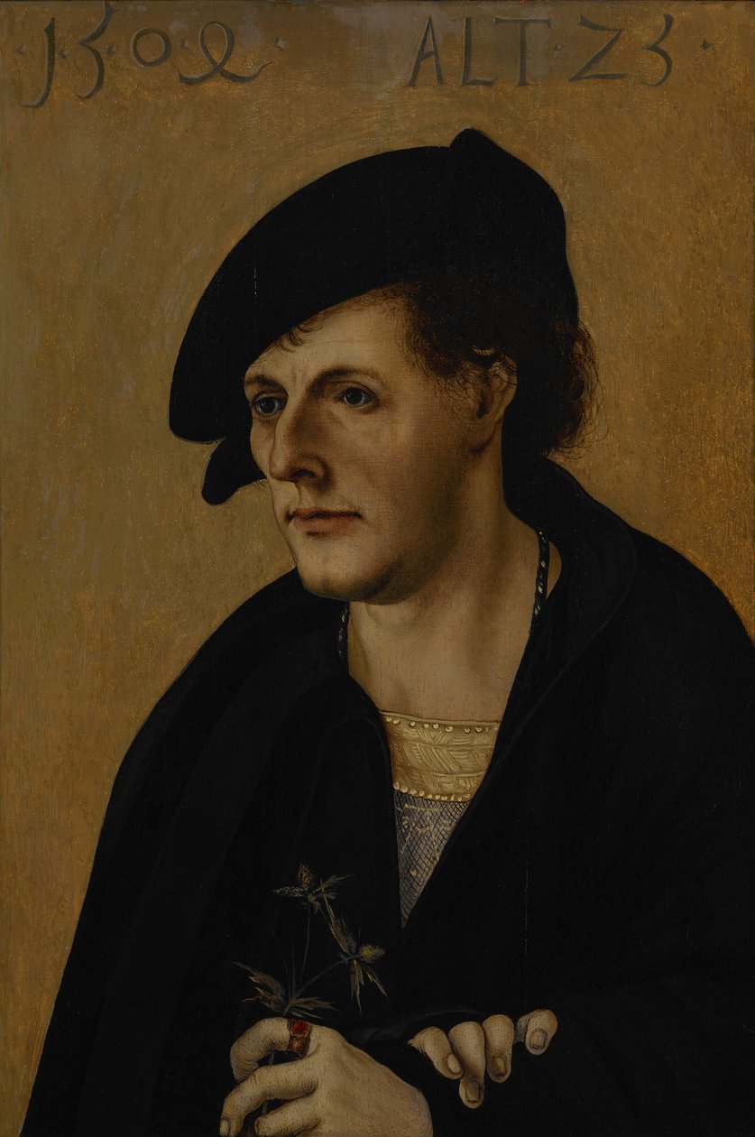 Portret młodego mężczyzny autorstwa Hans Leonhard Schäufelein