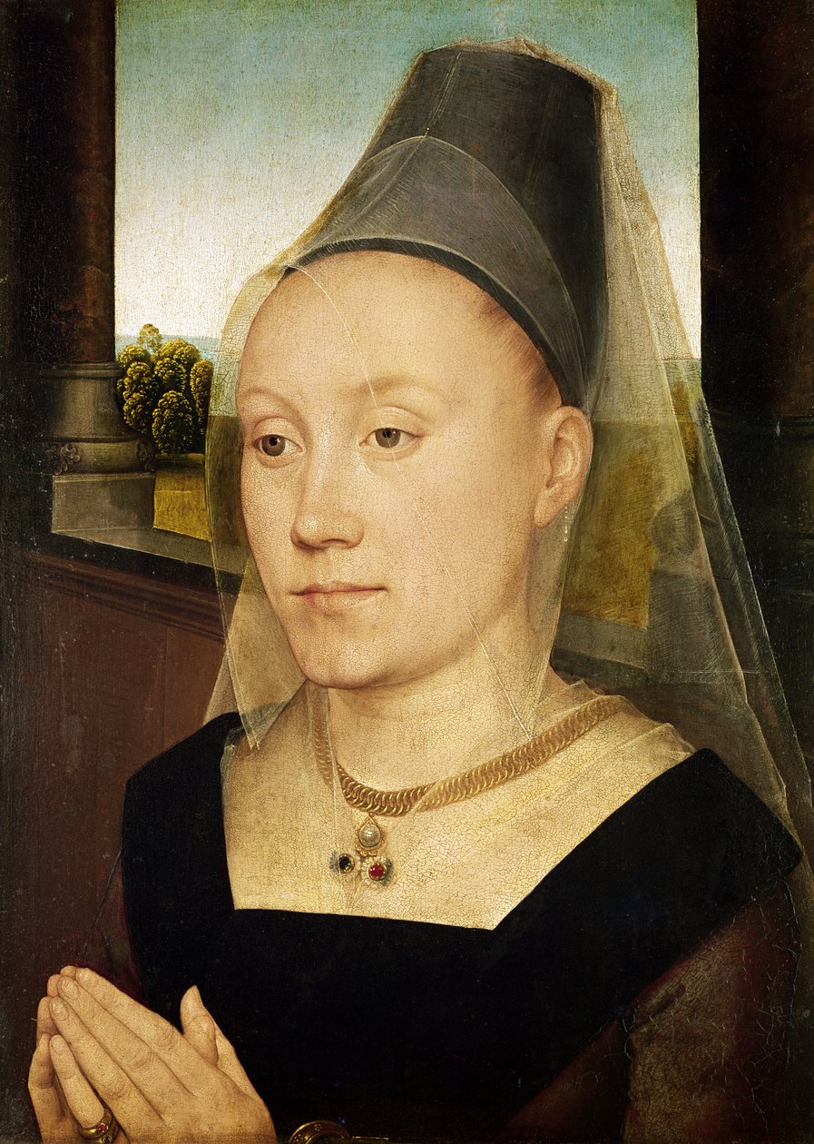 Barbara de Vlaenderberch, ok.1472-75 autorstwa Hans Memling