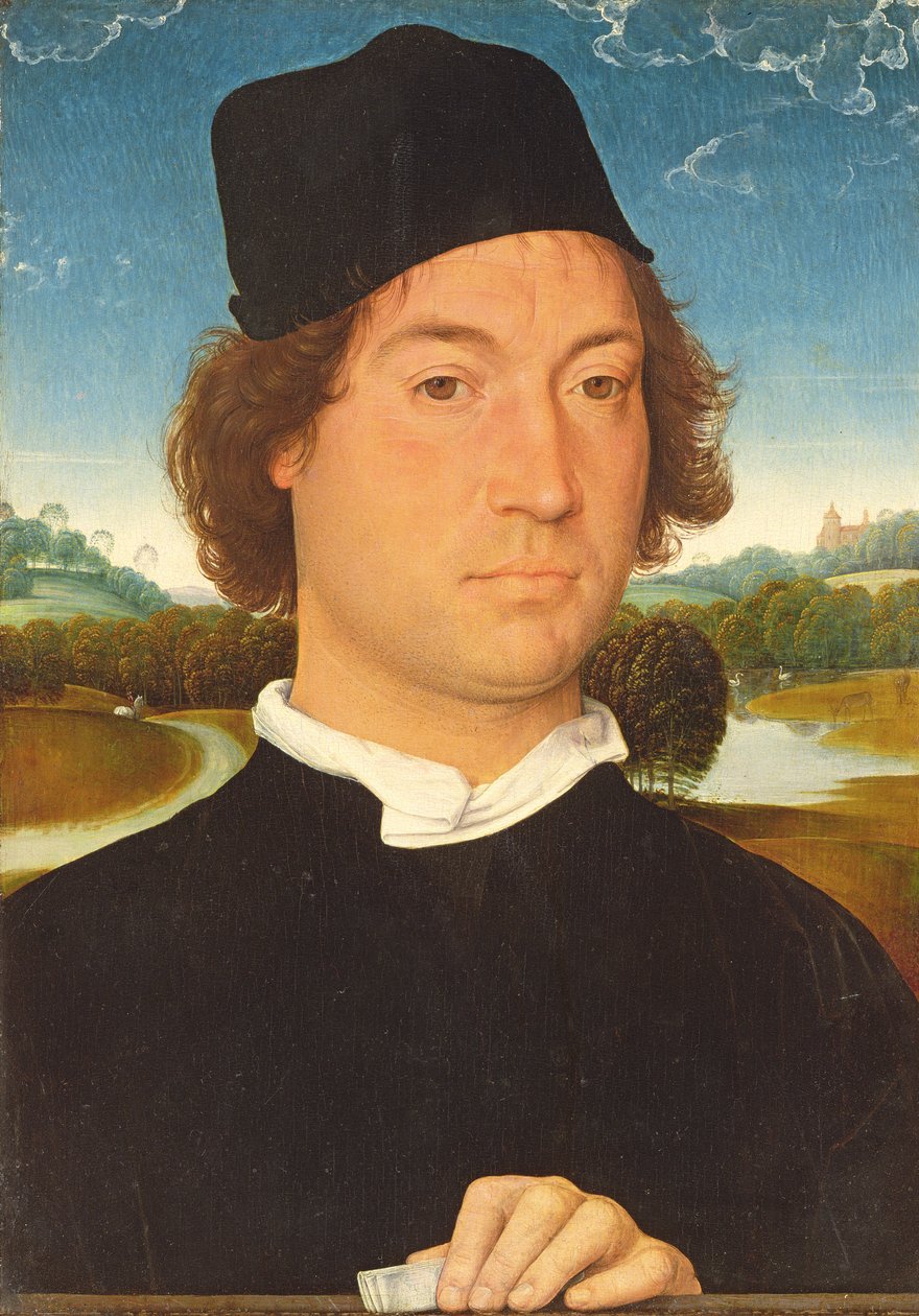 Portret nieznanego mężczyzny, ok. 1485 autorstwa Hans Memling