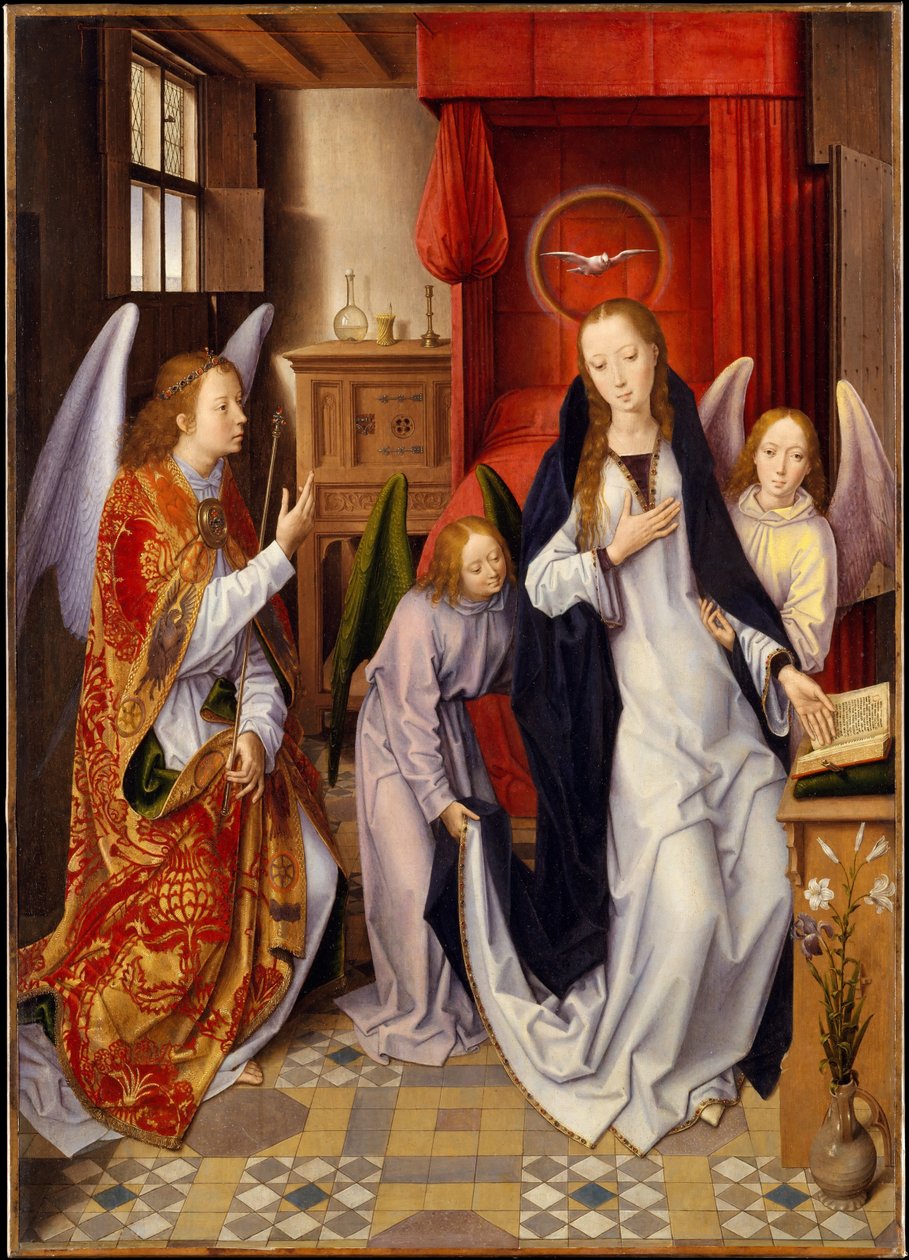 Zwiastowanie autorstwa Hans Memling