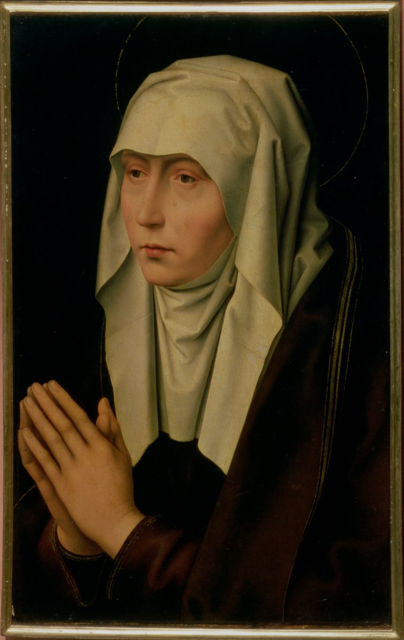 Żałoba Dziewicy (panel) autorstwa Hans Memling
