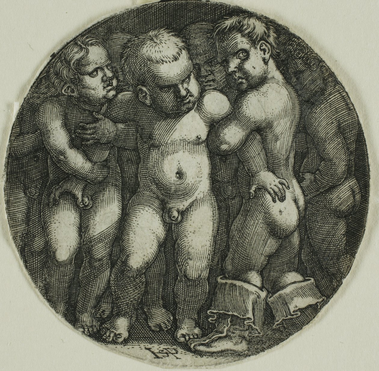 Ośmiu nagich chłopców autorstwa Hans Sebald Beham