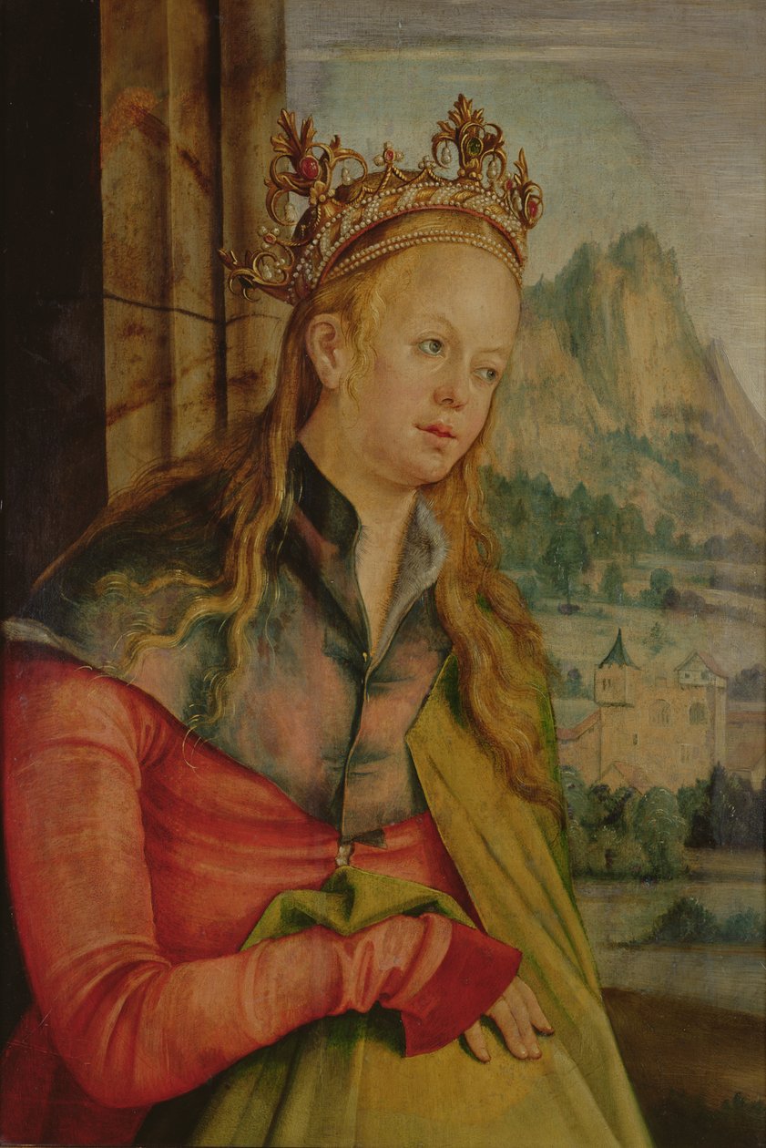 Św. Katarzyna, ok.1511 autorstwa Hans Suess Kulmbach