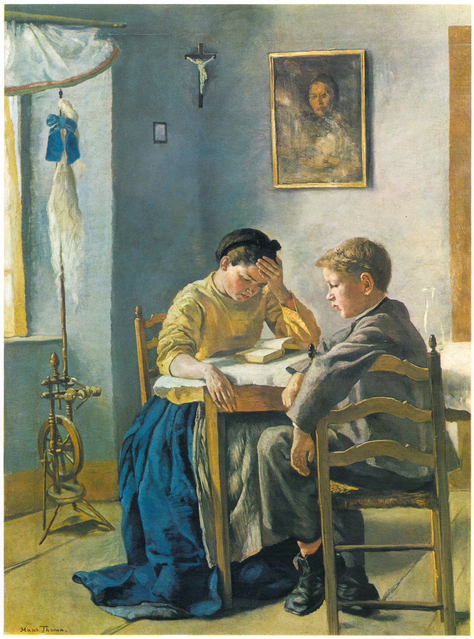 Rodzeństwo autorstwa Hans Thoma