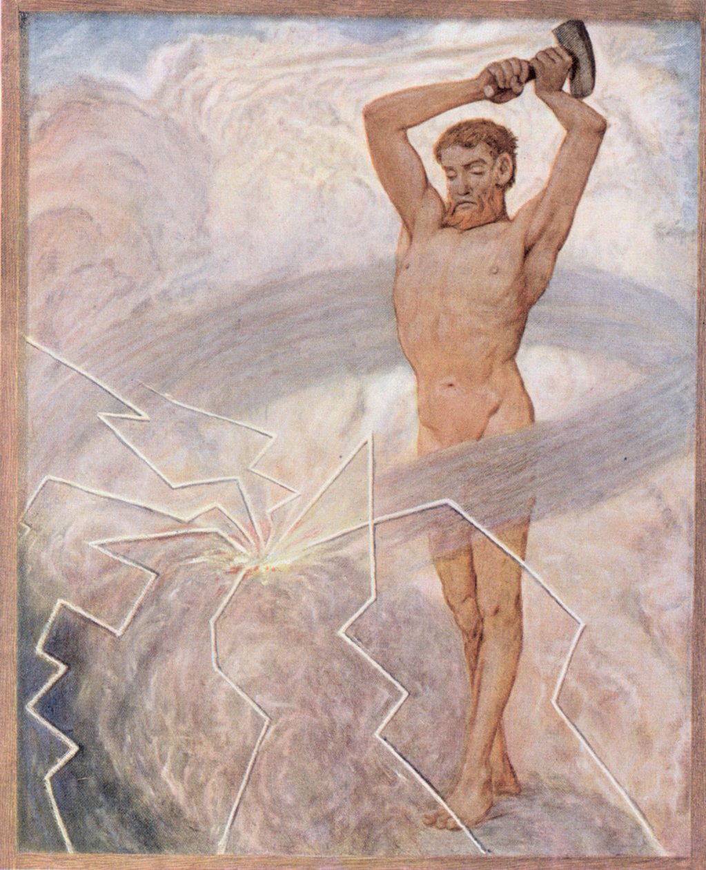 lipiec, ilustracja z „Festkalender” wydana w Lipsku ok. 1910 autorstwa Hans Thoma