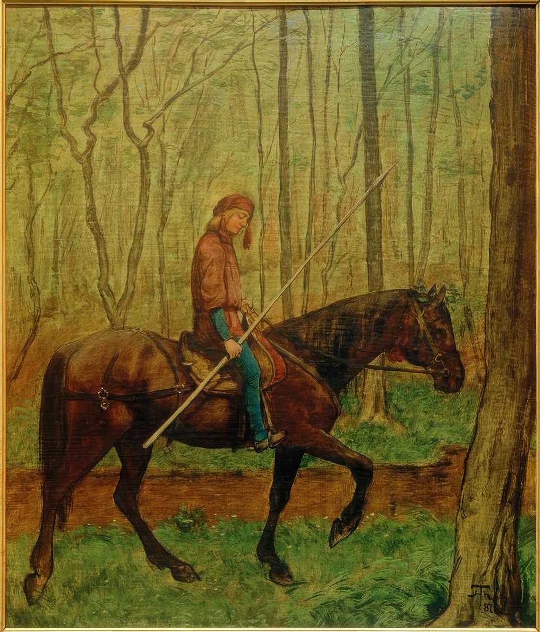Parzival autorstwa Hans Thoma