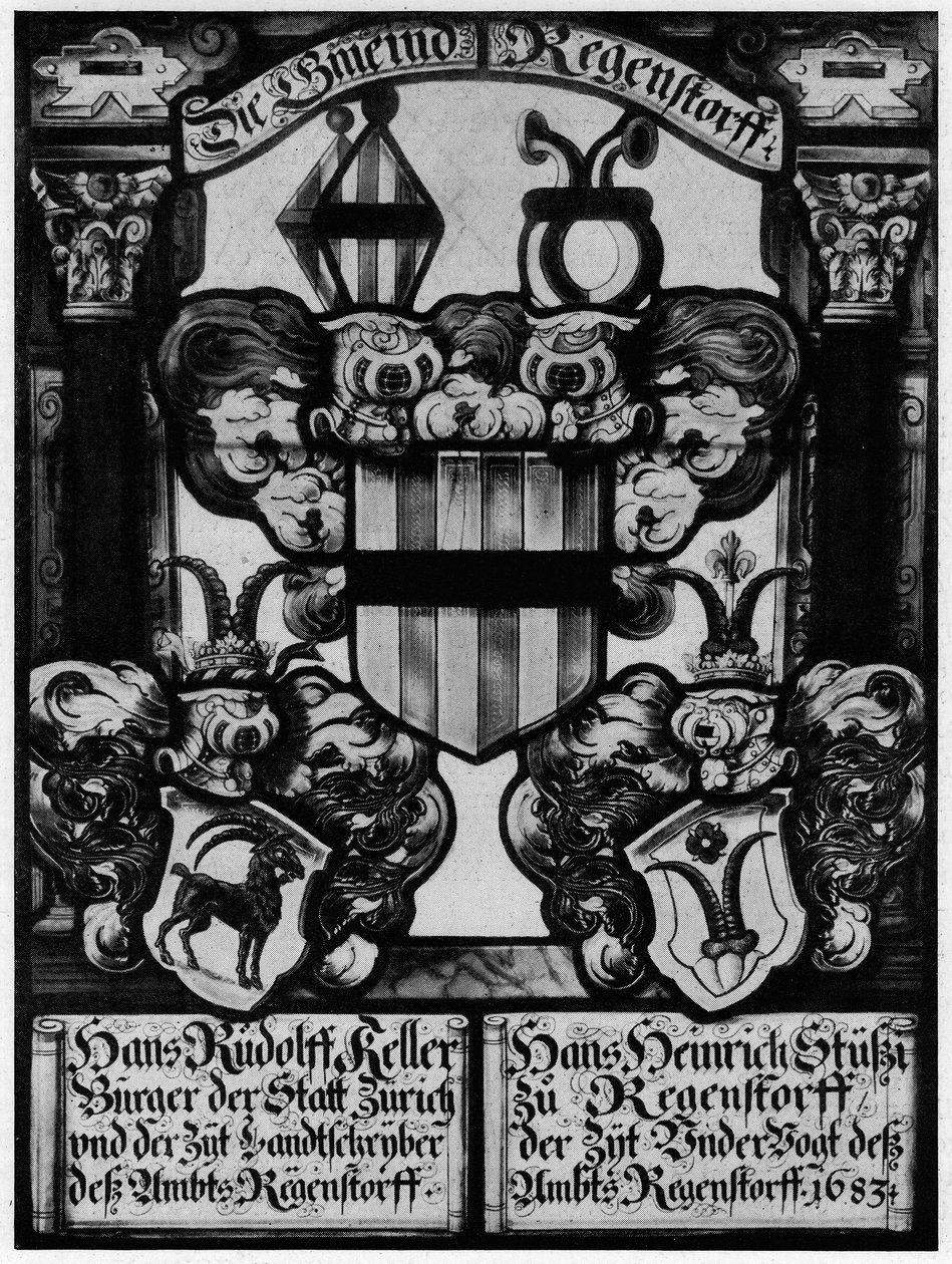 Tarcza herbowa autorstwa Hans Wilhelm Wolf