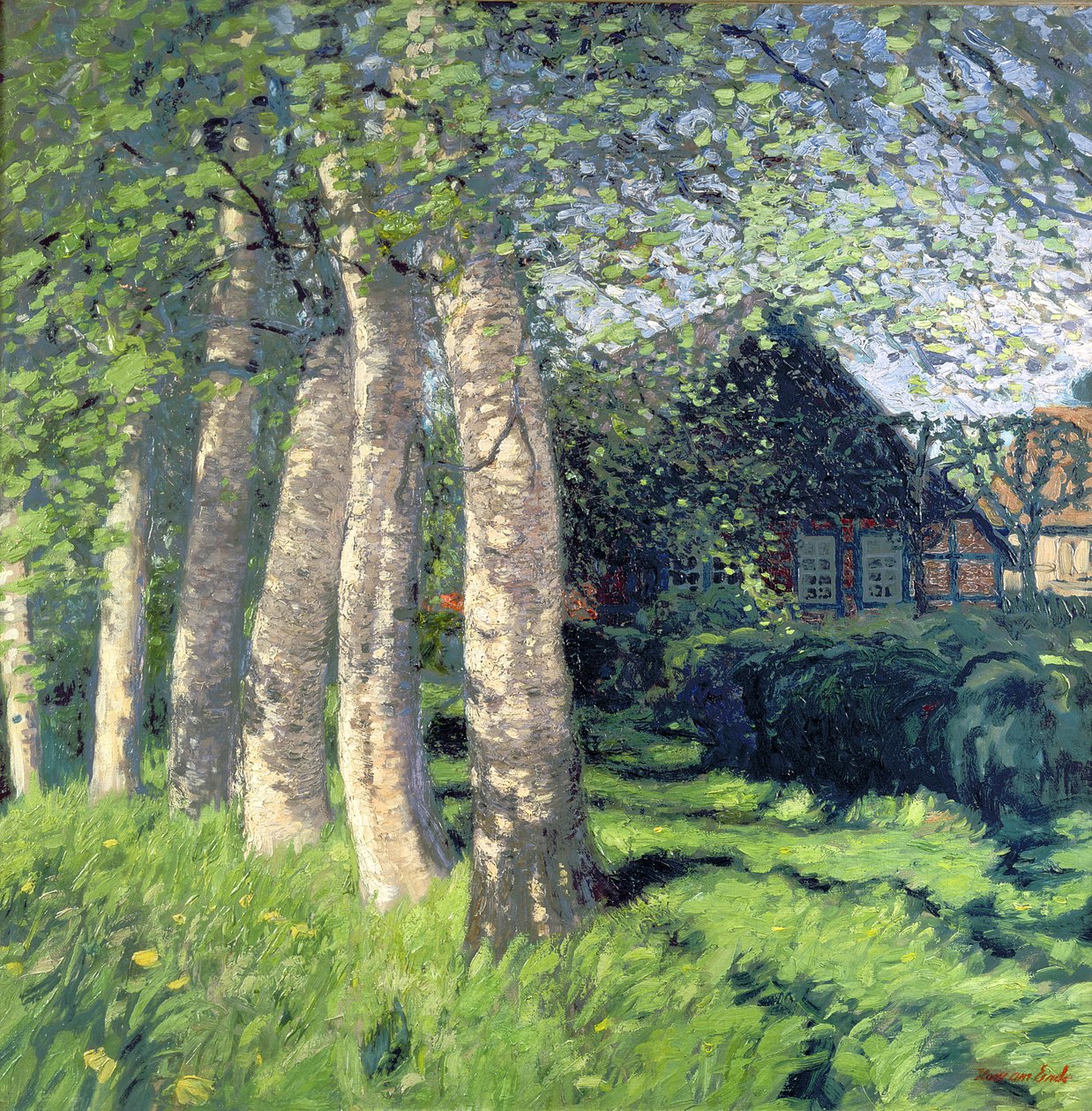 Wiosna w Worpswede autorstwa Hans am Ende