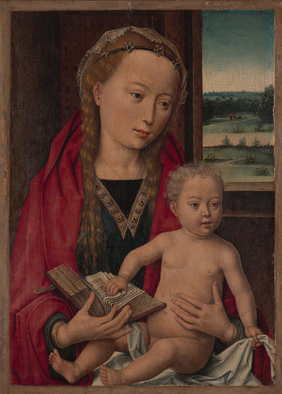Dziewica z Dzieciątkiem, c.1490-94 autorstwa Hans Memling