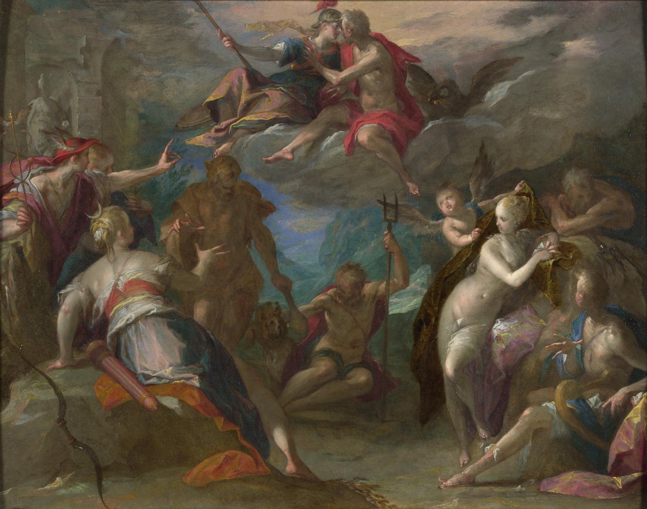 Zdumienie Bogów autorstwa Hans von Aachen  
