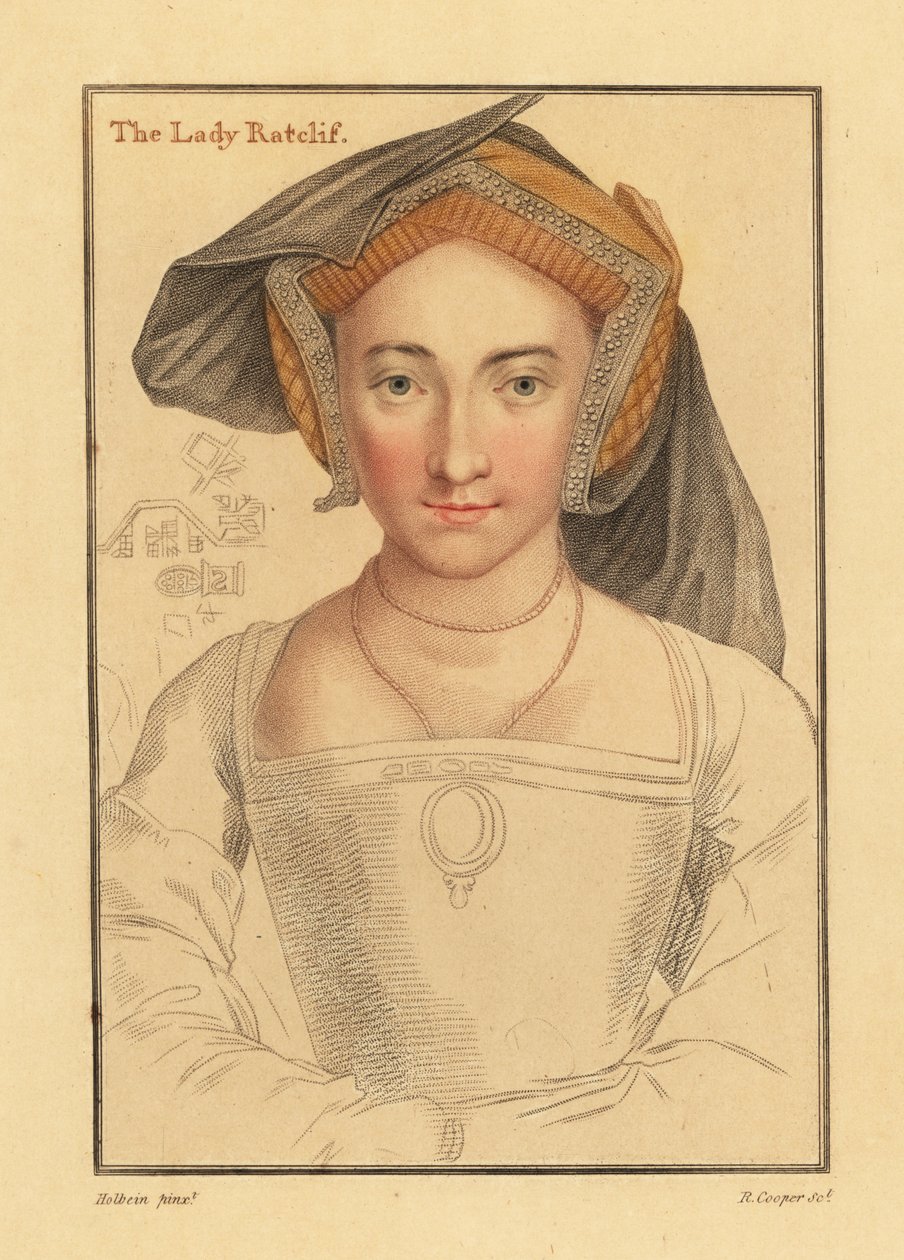 Mary Radcliffe, esposa de Robertpolish autorstwa Hans (after) Holbein the Younger