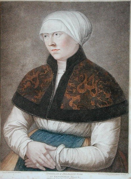 Portret żony Holbeina, rytowany przez Francesco Bartolozzi (1727-1815) 1796 (grafika) autorstwa Hans (after) Holbein the Younger