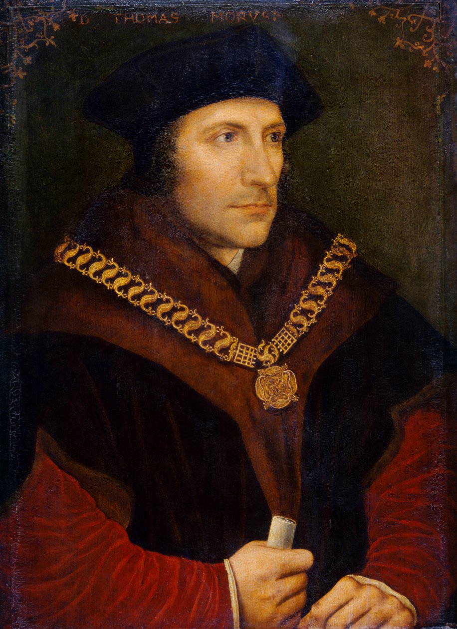 Sir Thomas More ok. 1600 r. (olej na płótnie) autorstwa Hans (after) Holbein the Younger